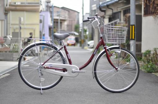 【一般自転車】ハッピーライフ　26インチ　(エンジ)