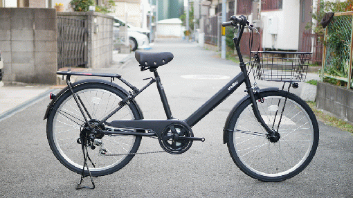 [一般自転車] トローリー　24インチ　マットブラック