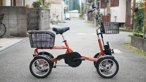 【協栄製作所】(4輪アシスト付き自転車) けんきゃく