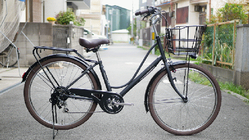 [一般自転車] ワラビーF　(マットブラック)