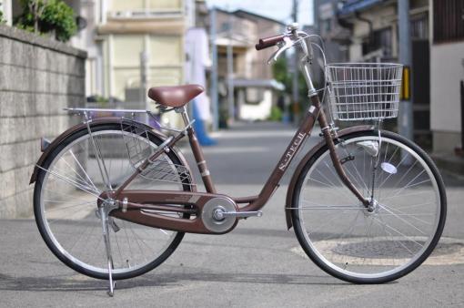 【一般自転車】エステックオート  マットチョコ　【春限定カラー】
