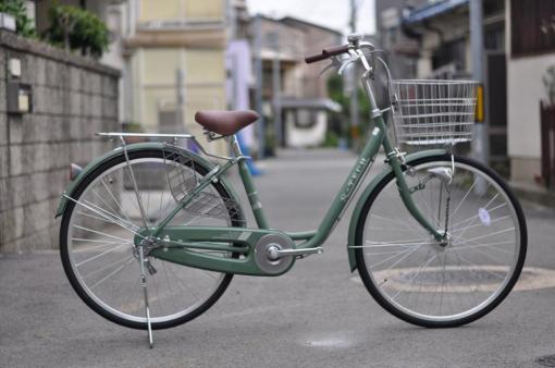 【一般自転車】エステックオート  マットカーキ　【春限定カラー】