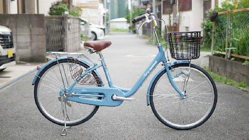 [一般自転車]  エアリーミニ　24インチ　(クラシックブルー)