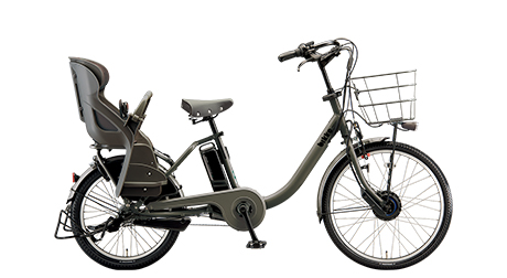 【電動自転車】ビッケ モブ dd 2023年モデル (チャイルドシートクッション付き)