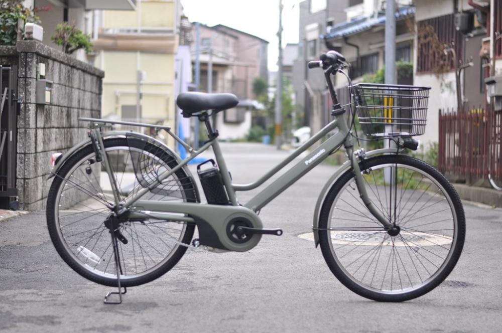 電動アシスト自転車  パナソニック　ティモS  マットオリーブ