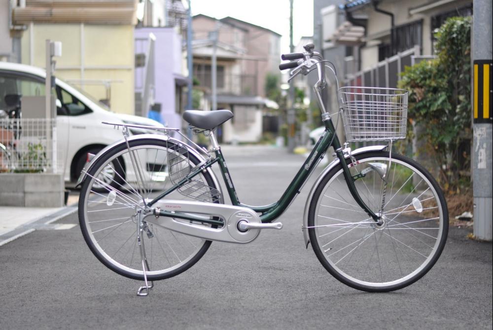 一般自転車】ロマンス (ダークグリーン) 26インチ | Maruishi(丸石